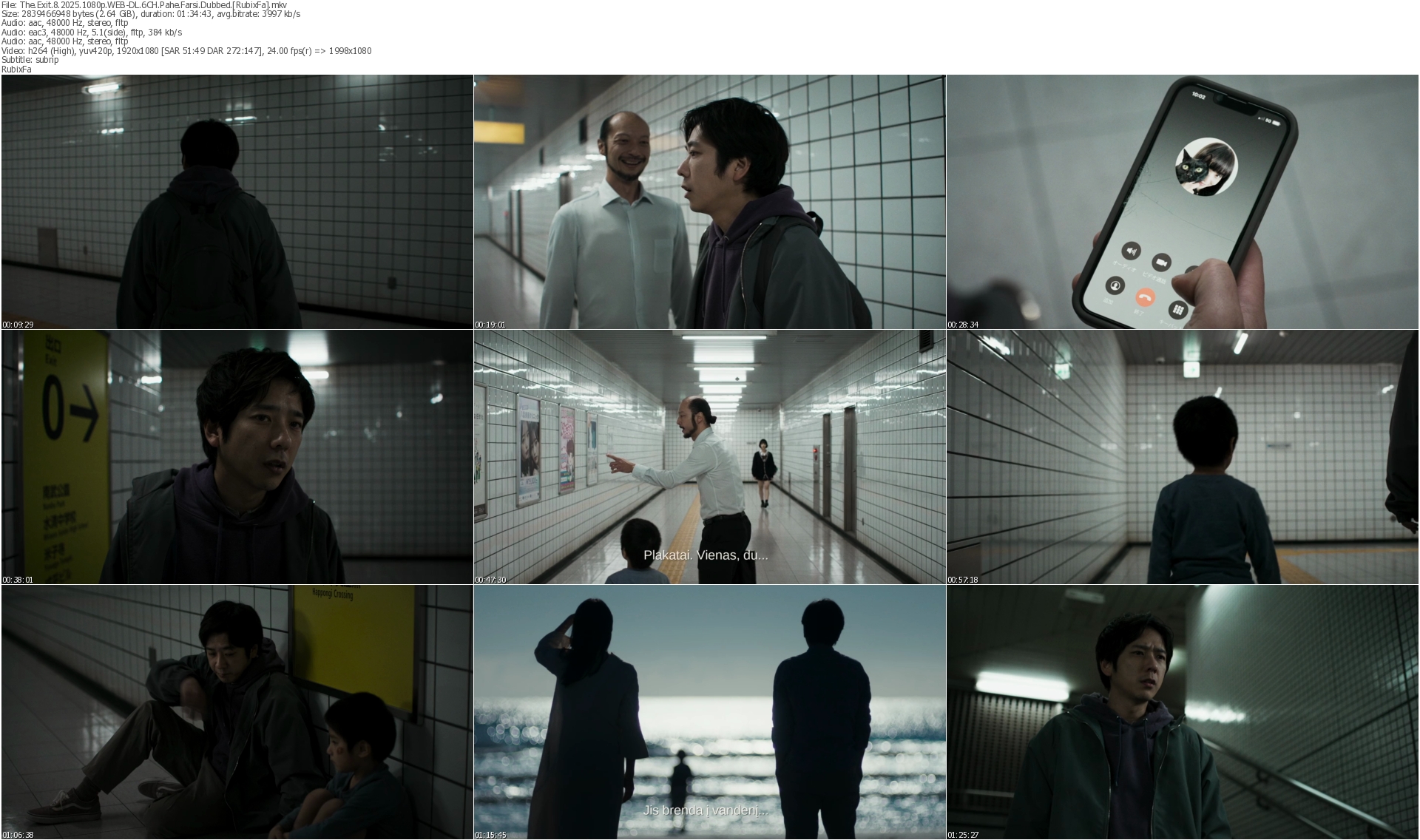 دانلود فیلم The Exit 8 2025 دوبله فارسی